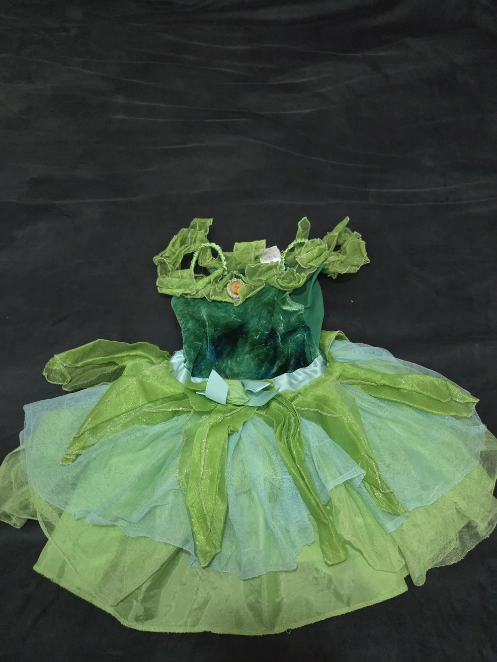 Disney Green Tinker Bell Inspired Fairy Dance Costume - Picture 1 of 5